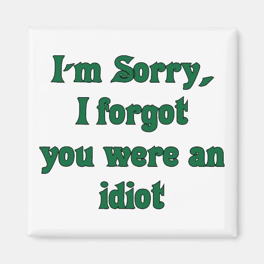 Sorry magnet (Vorne)