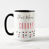 Sorry Mama | Funny Mama Tasse (Links)