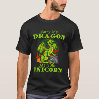 Sorry, mein Drache ate dein Einhorn Funny Kids Ges T-Shirt