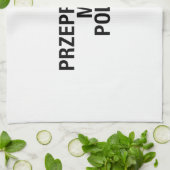 Sorry Meine Polnisch-Sprache Geschirrtuch (Gefaltet)