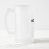 Sorry Meine Polnisch-Sprache Mattglas Bierglas (Links)