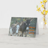 Sorry Mules-Customizing Karte (Gelbe Blume)