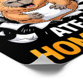 Sorry My Capybara Ate My Homework Funny Rodent  Poster (Ecke)