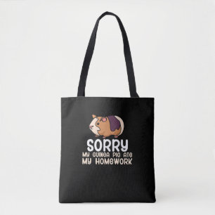 Sorry My Guinea Pig Ate my Homework Cute Pet Tasche