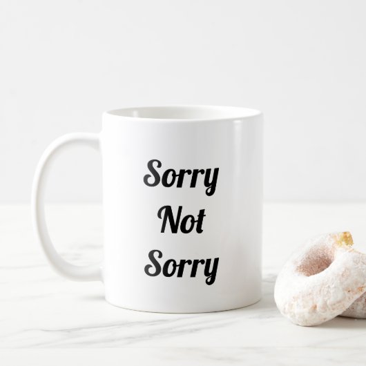 Sorry Not Kaffeetasse (Mit Donut)