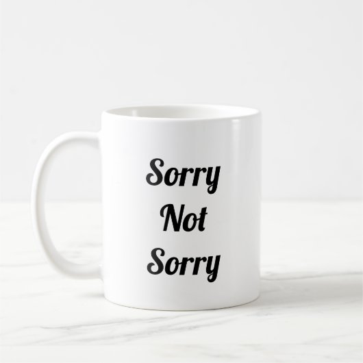 Sorry Not Kaffeetasse (Links)