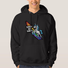 Sorry not Sorry Einhorn Erwachsener Pullover