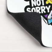 Sorry not Sorry Einhorn-Mauspad Mousepad (Ecke)