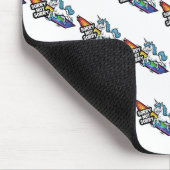 Sorry not Sorry Einhorn-Mauspad Mousepad (Ecke)