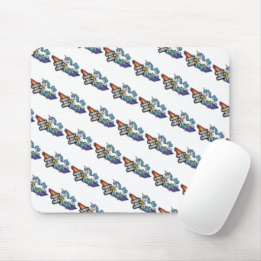 Sorry not Sorry Einhorn-Mauspad Mousepad (Mit Mouse)
