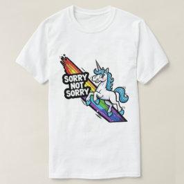 Sorry not Sorry Einhorn T-Shirt