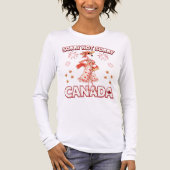 Sorry Not Sorry Kanada Flamingo Tri-Blend Shirt (Vorderseite)