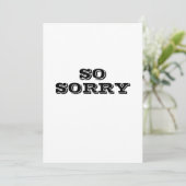 Sorry or Heelt Felt Condolence Flat Note Dankeskarte (Stehend Vorderseite)