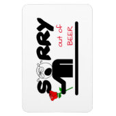 Sorry Out of Beer Magnet (Vertikal)