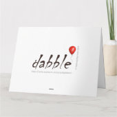 Sorry Polar Bear Faltkarte Karte (Rückseite)