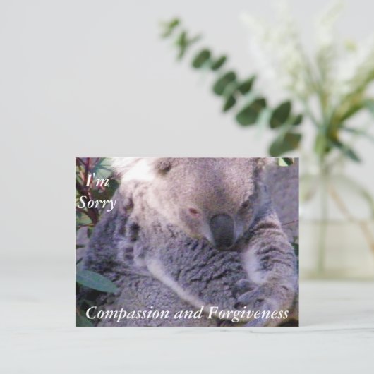 Sorry_Postcard Postkarte (Stehend Vorderseite)