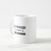 Sorry Princess I only date CrackWhois Kaffeetasse (Vorderseite Links)