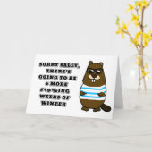 Sorry Sally, 6 more #*@%ing wochen winter Karte (Gelbe Blume)