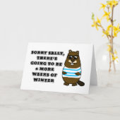 Sorry Sally, 6 weitere Wochen Winter Karte (Gelbe Blume)
