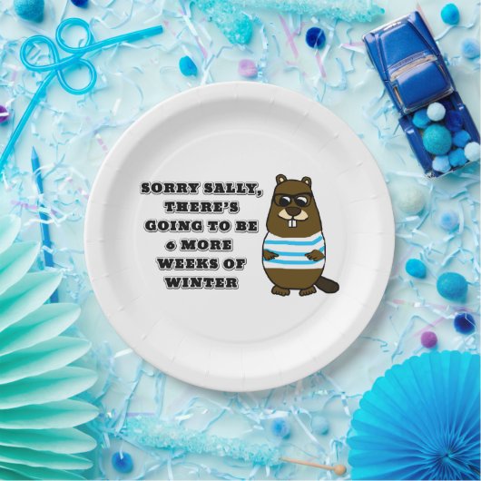 Sorry Sally, 6 weitere Wochen Winter Pappteller (Party)