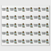 Sorry Sally, es ist noch kein Groundhog Day! Geschenkpapier (Flach)