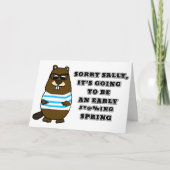 Sorry Sally, es wird eine frühe #*@%ing Spr Karte (Vorderseite)