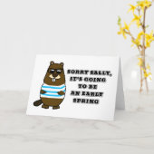 Sorry Sally, Frühjahr Karte (Gelbe Blume)