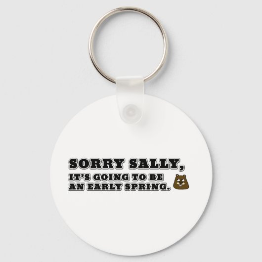 Sorry Sally, Frühjahr Schlüsselanhänger (Vorderseite)
