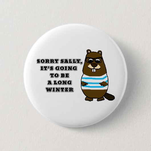 Sorry Sally, Long Winter Button (Vorderseite)