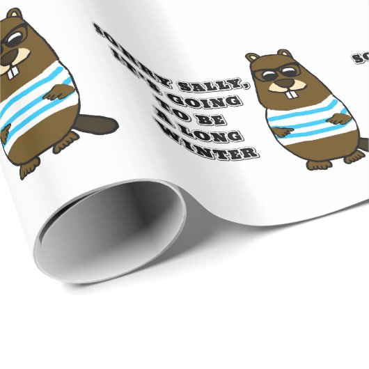 Sorry Sally, Long Winter Geschenkpapier (Rolleneckpunkt)
