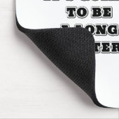 Sorry Sally, Long Winter Mousepad (Ecke)