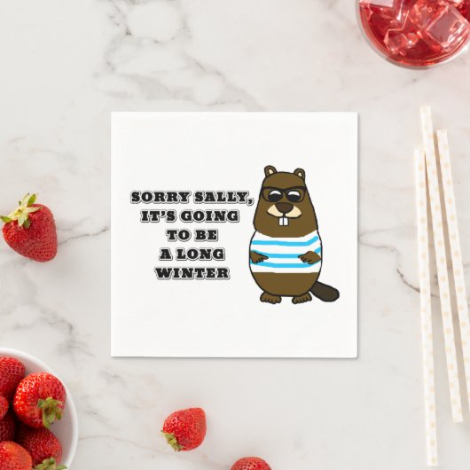 Sorry Sally, Long Winter Serviette (Beispiel)