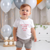 Sorry Santa I hat die ganze Milch getrunken Baby Strampler