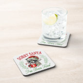Sorry Santa, ich bin Feral gewesen Getränkeuntersetzer (Rechte Seite)