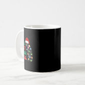 Sorry Santa Ich war Feral Fun Cat Christmas Ligh Kaffeetasse (Vorderseite Links)