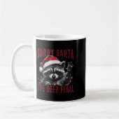 Sorry Santa I've Been Feral Christmas Holiday Racc Kaffeetasse (Links)