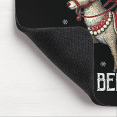 Sorry Santa I've Been Feral Christmas Holiday Racc Mousepad (Ecke)