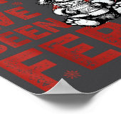 Sorry Santa I've Been Feral Fuuny Christmas Mens W Poster (Ecke)