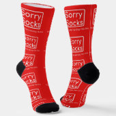 Sorry Socks Socken (Gewinkelt)
