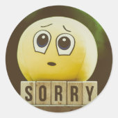 Sorry Sticker (Vorderseite)