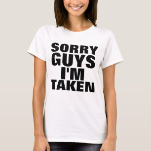 SORRY TYP, die ich getroffen werde, Ladys Verlobun T-Shirt