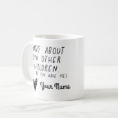 Sorry über Ihre anderen Kinder Tasse lustige Mütte (Vorderseite Links)