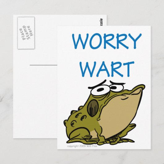 SORRY WART POSTKARTE (Vorne/Hinten)