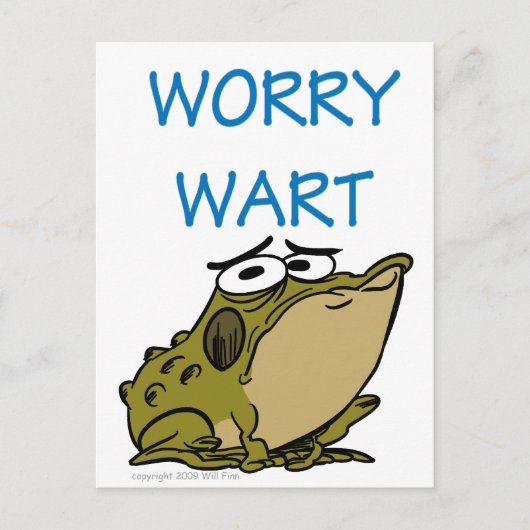 SORRY WART POSTKARTE (Vorderseite)