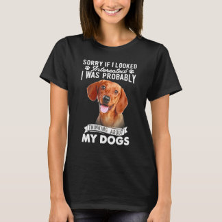 Sorry, wenn ich interessierte Nachdenken über Dach T-Shirt