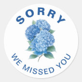 Sorry, wir haben dir JW Umschlag Aufkleber Sticker (Vorderseite)