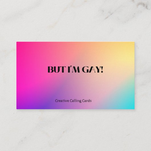 Sorry zu enttäuschen telefonnummerkarte (Rückseite)