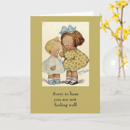 sorrytohearcampbell karte (Gelbe Blume)