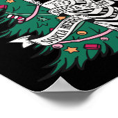 Sorta Beängstigend Sorta Frohe Weihnachten Poster (Ecke)