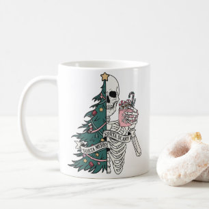 "Sorta Beängstigend Sorta Merry" Weihnachtslieder Kaffeetasse